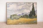 Vincent van Gogh – Veld met cipressen (1889) Canvas replica, Ophalen of Verzenden