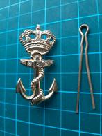 Baret embleem Koninklijke Marine., Ophalen of Verzenden, Marine, Nederland, Embleem of Badge