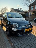 Fiat 500 1.0 70pk Hybrid 2022 Zwart, Dolcevita!, Auto's, Voorwielaandrijving, 4 stoelen, Zwart, Handgeschakeld