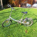 Opvouwfiets met 3 versnellingen en vering, Ophalen