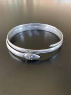 Slangenarmband art-deco Niello-ontwerp, Ophalen of Verzenden, Gebruikt, Zilver, Overige materialen