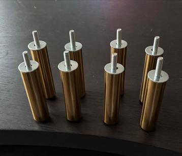 8 Gouden Ösarp Pootjes voor Ikea Besta - afbeelding 1
