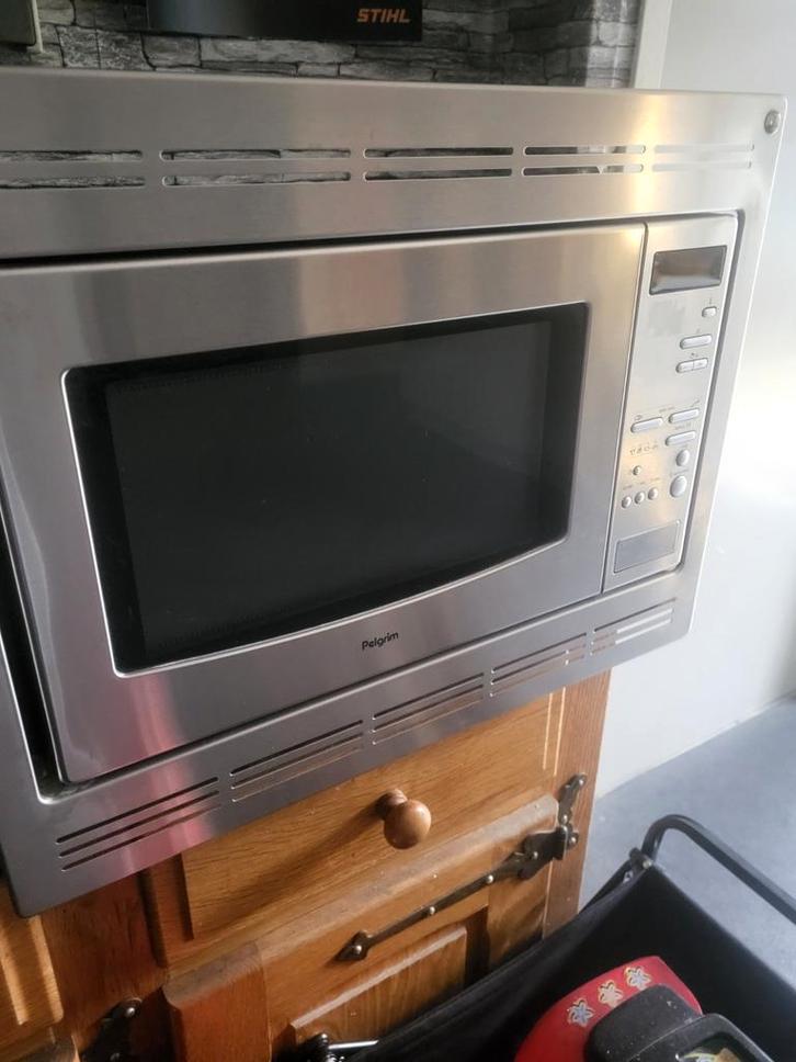 Pelgrim Magnetron Zonder Oven - Draaischrijf, Witgoed en Apparatuur, Magnetrons, Gebruikt, Inbouw, Magnetron, Draaiplateau, Verzenden