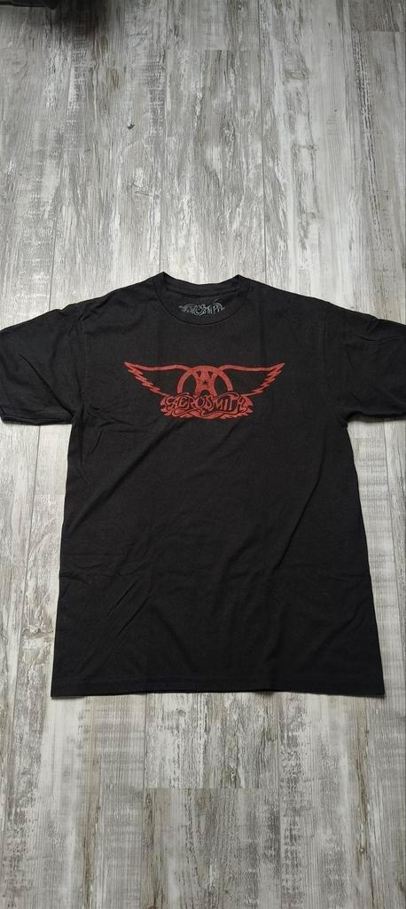 Aerosmith T-Shirt - Bandshirt, Kleding | Heren, T-shirts, Zo goed als nieuw, Maat 48/50 (M), Zwart, Ophalen of Verzenden