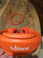 Mitone kinderkoptelefoon rood met draad, Ophalen of Verzenden, Zo goed als nieuw, Overige merken