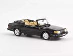 Saab 900 Turbo cabrio '92 zwart schaal 1:43 NOREV Ref 810045, Hobby en Vrije tijd, Modelauto's | 1:43, Verzenden, Nieuw, Auto