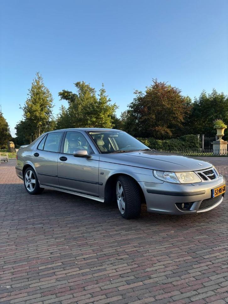 Saab 9-5 2.3 Turbo Aero 2004 Grijs, Auto's, Saab, Particulier, Saab 9-5, Benzine, Euro 5, D, Sedan, Handgeschakeld, Origineel Nederlands