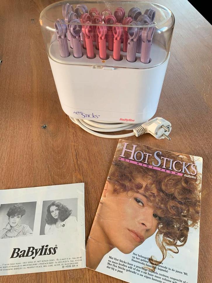 Babyliss Hot Sticks - Vintage Krulset, Witgoed en Apparatuur, Persoonlijke-verzorgingsapparatuur, Gebruikt, Haarverzorging, Ophalen of Verzenden