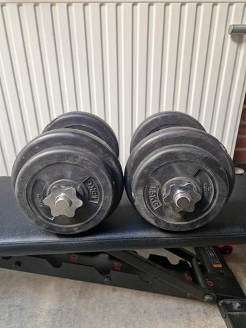 Verstelbare Dumbbells - 2x 10kg beschikbaar voor biedingen
