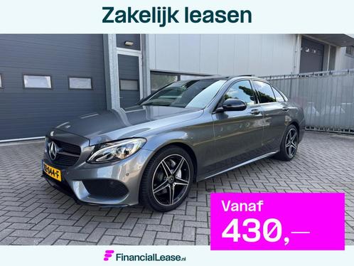 Mercedes-Benz C-klasse 180 AMG Panoramadak, LED, Navi, Night, Auto's, Mercedes-Benz, Bedrijf, Lease, Financial lease, C-Klasse
