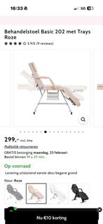 Behandelstoel massage stoel tattoo stoel roze, Kunststof, Overige kleuren, Ophalen of Verzenden, Eén