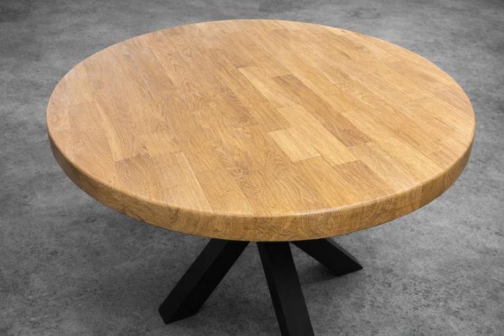 Brutalistische eetkamer tafel, Huis en Inrichting, Tafels | Eettafels, Nieuw, 100 tot 150 cm, 100 tot 150 cm, Vijf personen of meer