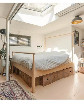Massief Houten Ikea Bed beschikbaar voor biedingen
