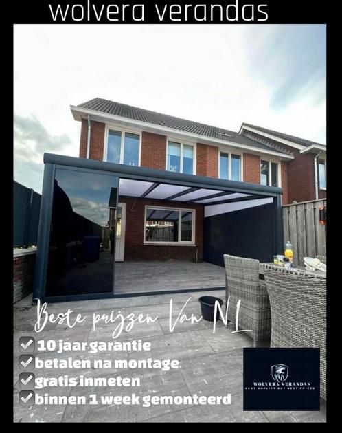 Veranda overkapping tuinkamer nieuw verpakt, Tuin en Terras, Overkappingen, Nieuw, Veranda, Ophalen of Verzenden