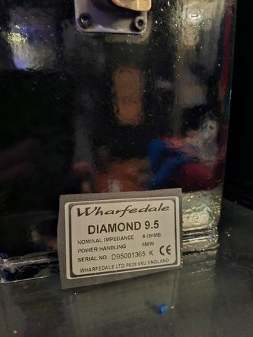 Wharfedale Diamond 9.5 - Hoogglans Zwart - Topstaat! beschikbaar voor biedingen