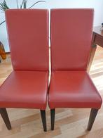 4 eetkamerstoelen, Huis en Inrichting, Stoelen, Gebruikt, Vier, Modern, Rood