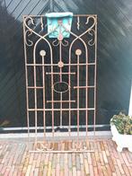 Antiek Gietijzeren Hek / Poort met Zonnebloemen, Tuin en Terras, Ophalen, Gebruikt, IJzer, Sierhekwerk