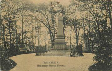 (377-422-009) Witmarsum Monument Menno Simonsz beschikbaar voor biedingen