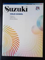 Suzuki Violin School Revised Edition - volume 1 (zonder CD!), Klassiek, Les of Cursus, Ophalen of Verzenden, Zo goed als nieuw