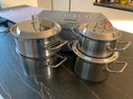 SIGG pannen, Ophalen of Verzenden, Gebruikt, Rvs, Pannenset