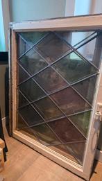 3 Glas in Lood Ramen - Prachtige Decoratie, Doe-het-zelf en Verbouw, Glas en Ramen, Ophalen, Gevelraam of Ruit, Gebruikt, Minder dan 80 cm