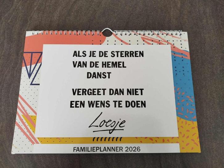 Nog nieuwe Loesje Familieplanner 2026., Diversen, Kalenders, Nieuw, Weekkalender, Ophalen of Verzenden