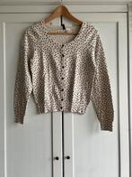 Beige vestje met zwarte stippen van H&M maat 38, Ophalen of Verzenden, Gedragen, Maat 38/40 (M), Beige