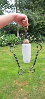 Vintage Hanglamp, Huis en Inrichting, Ophalen, Gebruikt, Vintage, Glas