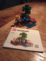 Lego Minecraft 21240 Het Moerasavontuur, Kinderen en Baby's, Ophalen of Verzenden, Zo goed als nieuw