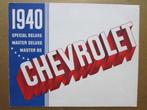 1940 CHEVROLET brochure, Engels, Ophalen of Verzenden, Zo goed als nieuw, Chevrolet