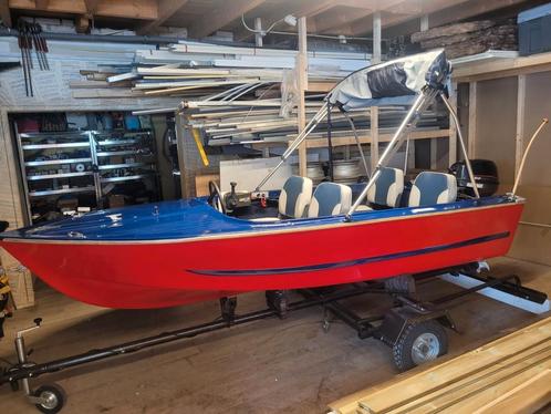 Ecofiber speedboot 8pk selva 4 takt, Watersport en Boten, Speedboten, Zo goed als nieuw, 3 tot 6 meter, Benzine, Minder dan 70 pk