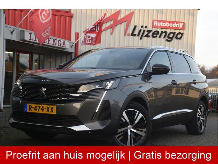 Peugeot 5008 1.2 PureTech GT LED | Leer | Carplay | Trekhaak, Auto's, Peugeot, Te koop, ABS, Adaptive Cruise Control, Airbags