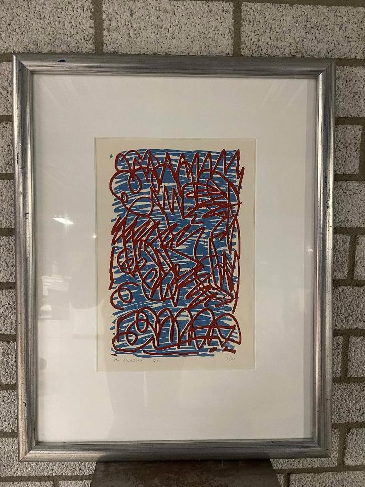Maarten Dekker | Abstract, Antiek en Kunst, Kunst | Litho's en Zeefdrukken, Ophalen