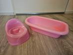 Roze Poppenbad en Potje, Ophalen of Verzenden, Zo goed als nieuw, Badje, Standaard