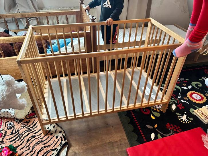 Ikea gulliver ledikant grenen, Kinderen en Baby's, Babywiegjes en Ledikanten, Ledikant, Ophalen