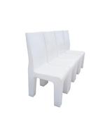 Set van 4 Richard Hutten Museum stoelen, Huis en Inrichting, Stoelen, Kunststof, Gebruikt, Wit, Ophalen of Verzenden