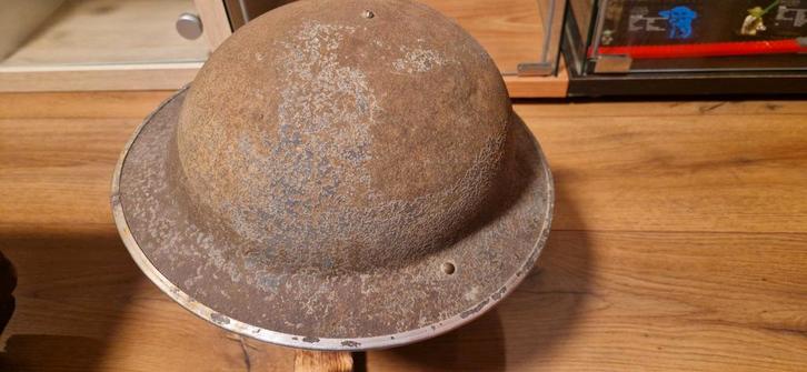 Britse legerhelm WOII ww2 wo2, Verzamelen, Militaria | Algemeen, Overige soorten, Helm of Baret, Engeland, Ophalen of Verzenden
