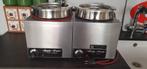 Twee RVS hot-pot hotpot horeca Van der borg 6,5 liter, Ophalen of Verzenden, Gebruikt