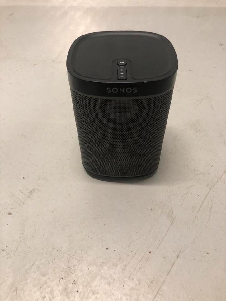 Sonos Play:1 Speaker - Zwart, Audio, Tv en Foto, Luidsprekers, Zo goed als nieuw, Front, Rear of Stereo speakers, Minder dan 60 watt