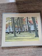 Prachtig P.W. van Wyngaerden begijnhof Brugge schilderij, Antiek en Kunst, Kunst | Schilderijen | Klassiek, Ophalen of Verzenden