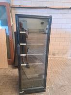 360 liter koelkast met glazen deur, Ophalen, Zo goed als nieuw, Zonder vriesvak