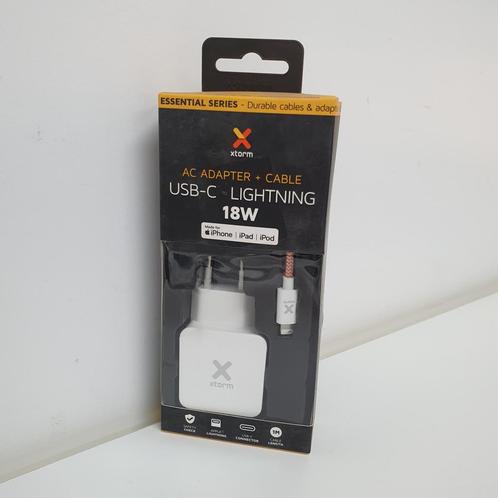 Xtorm AC Adapter USB-C naar Lightning - 18watt, Telecommunicatie, Mobiele telefoons | Telefoon-opladers, Nieuw, Ophalen of Verzenden