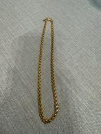 Gouden Monet Ketting, Sieraden, Tassen en Uiterlijk, Kettingen, Ophalen of Verzenden, Zo goed als nieuw, Goud