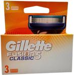 Gillette Fusion5 scheermesjes Classic 3 stuks, Ophalen, Nieuw, Gehele gezicht