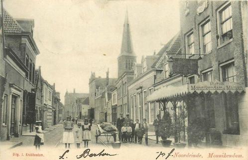 (701-256-027) Monnikendam Noordeinde, Verzamelen, Ansichtkaarten | Nederland, Noord-Holland, Verzenden