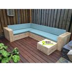 Steigerhouten hoekbank hoeklounge steigerhout gratis bezorgd, Tuin en Terras, Tuinsets en Loungesets, Nieuw, Ophalen of Verzenden