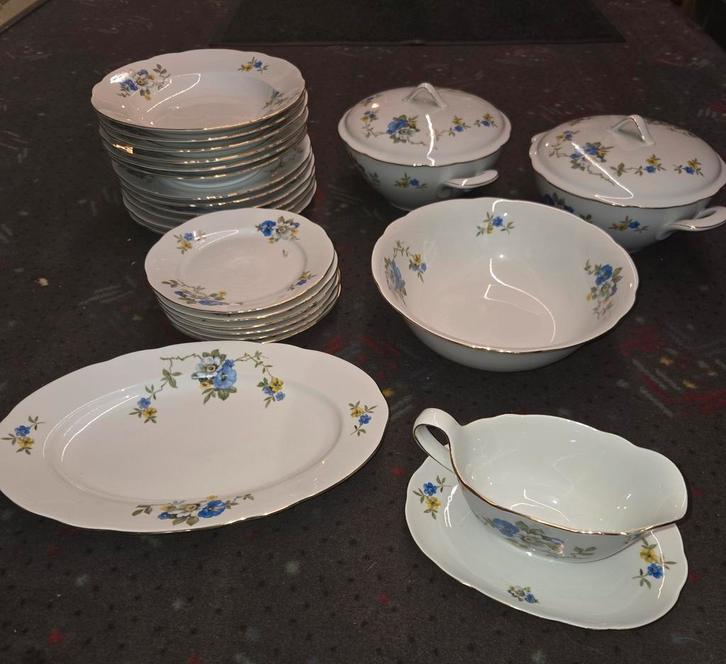 Vintage Kahla Servies - Compleet en Elegant, Huis en Inrichting, Keuken | Servies, Gebruikt, Compleet servies, Overige stijlen