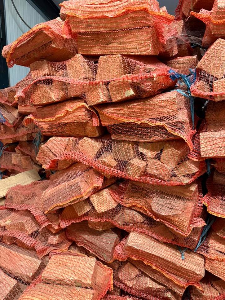 ovengedroogd haardhout in netzakken 10+1 gratis!, Tuin en Terras, Haardhout, Minder dan 3 m³, Ophalen
