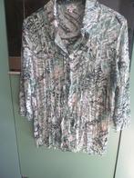 Kingfield mooie groene rimpel Blouse. Maat 46, Blouse of Tuniek, Ophalen of Verzenden, Zo goed als nieuw, Kingfield