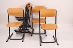 schoolstoelen Prehiskaaf, Ophalen, Gebruikt, Bruin, Vijf, Zes of meer stoelen